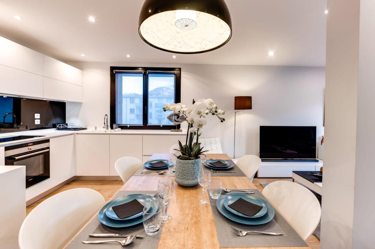 Les Sorbiers - Apartment 2 Bedrooms Top Floor - Parking & Terrace Annecy Exteriör bild